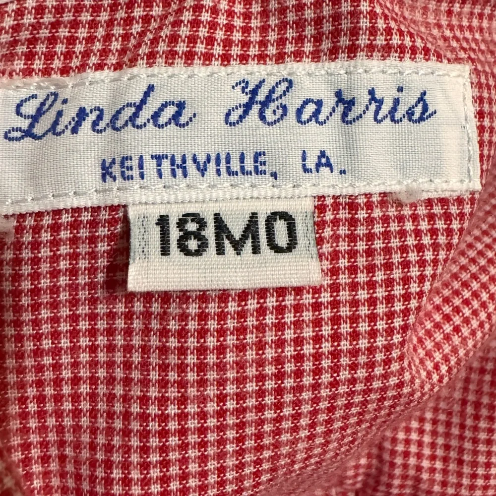 Linda Harris size 18 months short sleeve collared dress